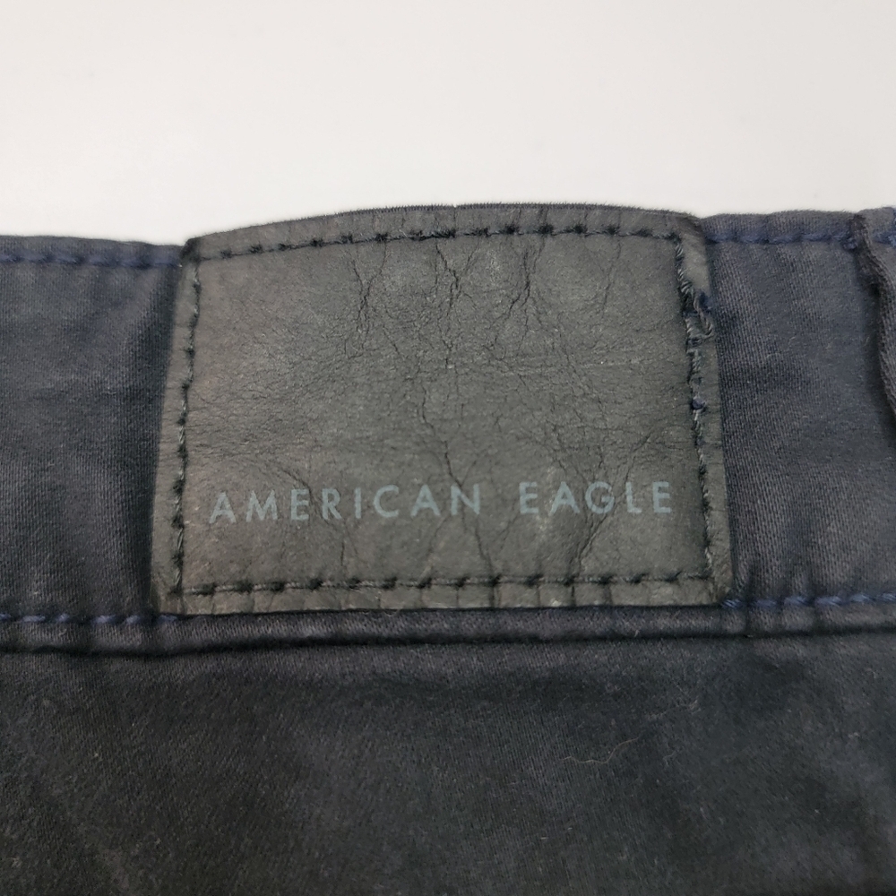 American Eagle Black Next Level Stretch High Rise Jeggings Sz 10/30 NEW - Picture 13 of 16